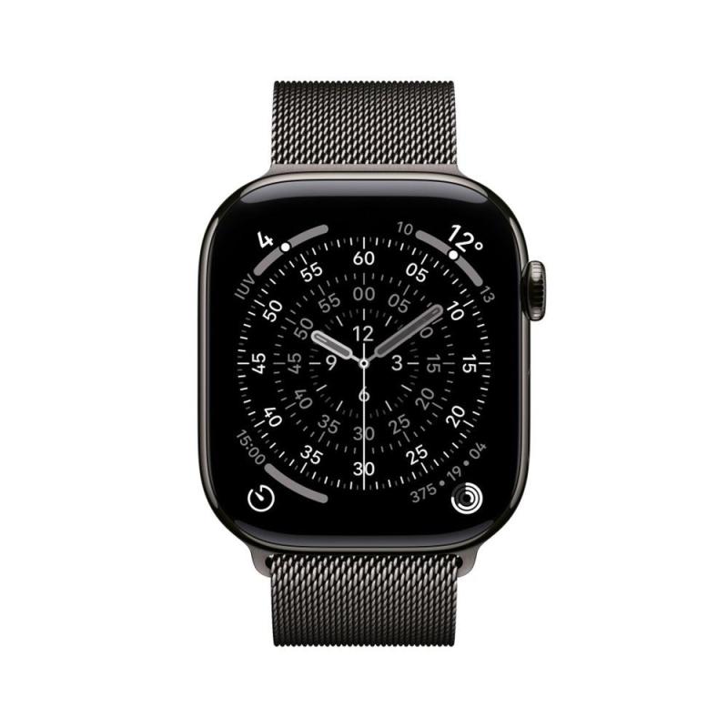 Smartwatch apple watch s11 gps + cellular 46mm slate titanium case slate milanese loop m - l