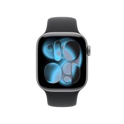Smartwatch apple watch s11 gps + cellular 42mm space grey aluminium case black sport band s - m