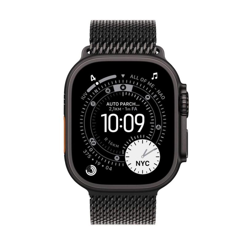 Smartwatch apple watch ultra 3 gps + cellular 49mm black titanium case black titanium milanese loop - m
