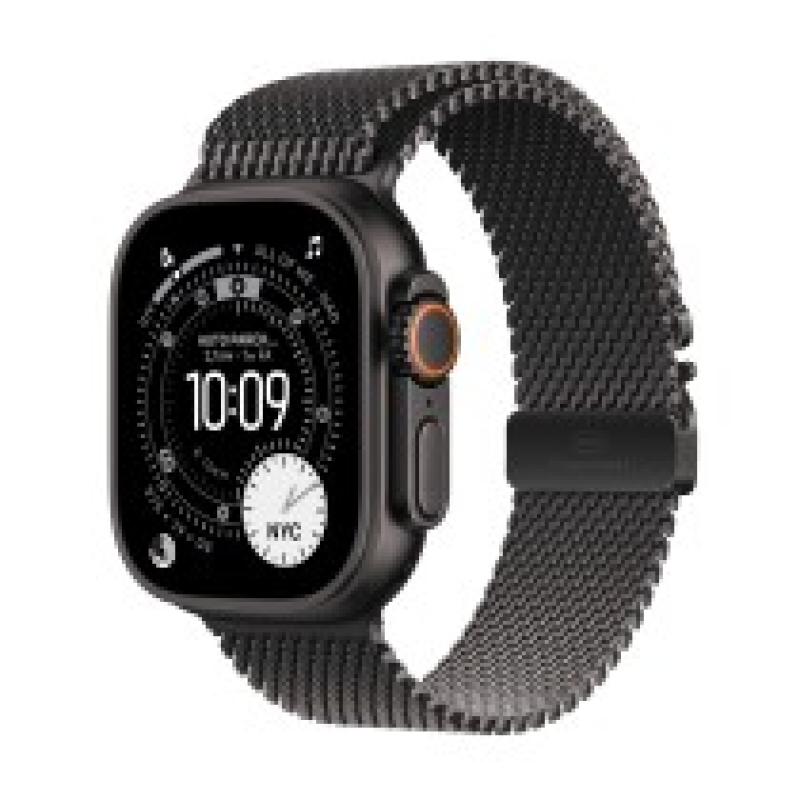 Smartwatch apple watch ultra 3 gps + cellular 49mm black titanium case black titanium milanese loop - m
