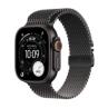 Smartwatch apple watch ultra 3 gps + cellular 49mm black titanium case black titanium milanese loop - m