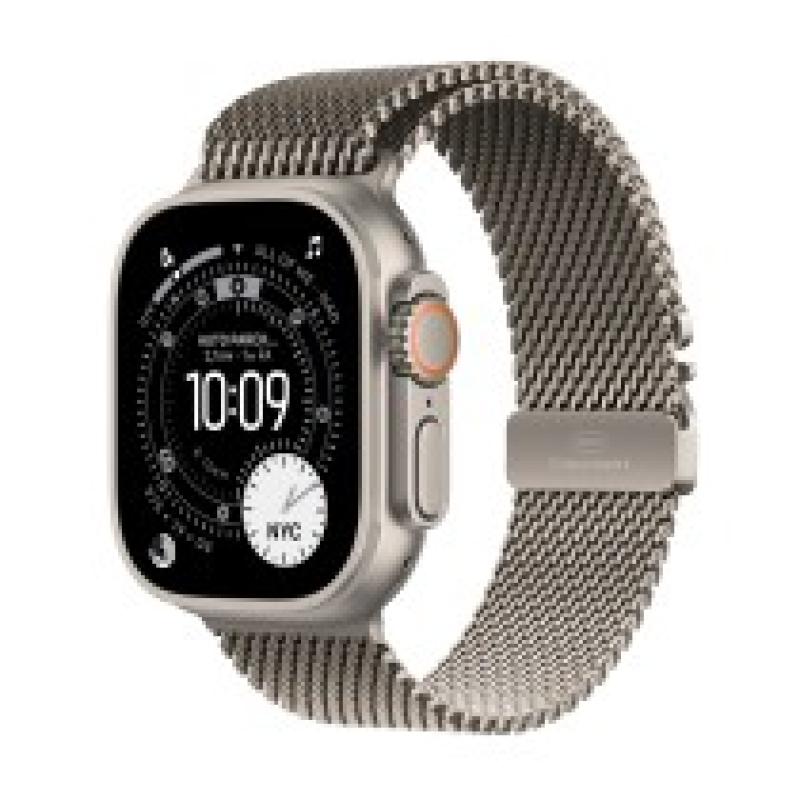Smartwatch apple watch ultra 3 gps + cellular 49mm natural titanium case natural titanium milanese loop - m