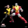 Pack 2 figuras hasbro marvel legends series astonishing x - men kitty pryde & marvels colossus