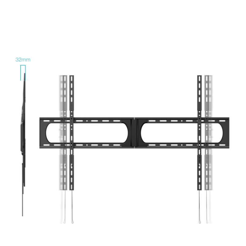 Soporte pared tooq vesa hasta 140 pulgadas 1200x800mm max 125kg