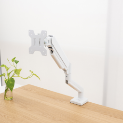 Soporte mesa tooq vesa hasta 34 pulgadas 100x100mm max 10kg blanco