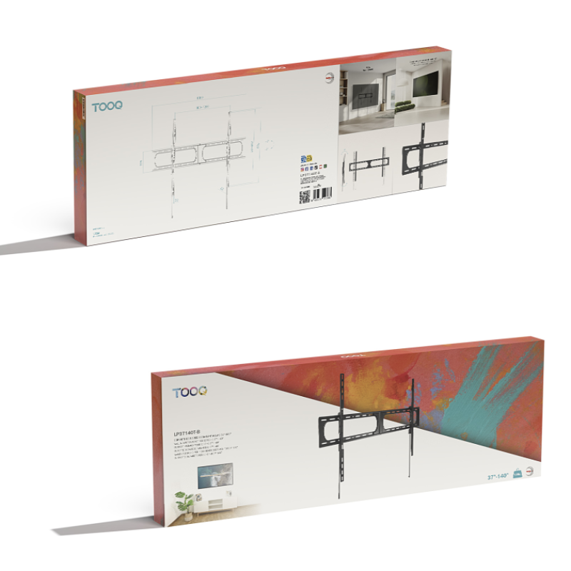Soporte pared tooq vesa hasta 140 pulgadas 1200x800mm max 125kg