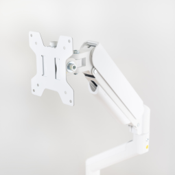 Soporte mesa tooq vesa hasta 34 pulgadas 100x100mm max 10kg blanco