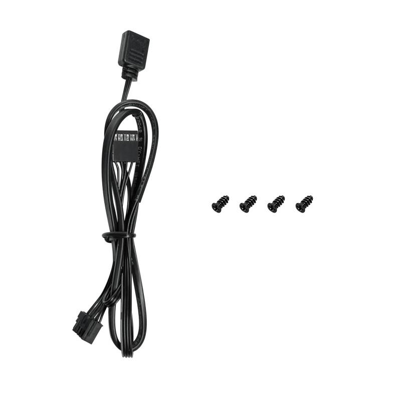 Ventilador caja deepcool fl12 argb 120mm negro
