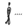 Ventilador caja deepcool fl12 argb 120mm negro