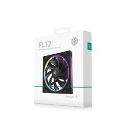 Ventilador caja deepcool fl12 argb 120mm negro