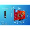 Tv daewoo 55 pulgadas qled 4k uhd - 55dm75qv - smart tv