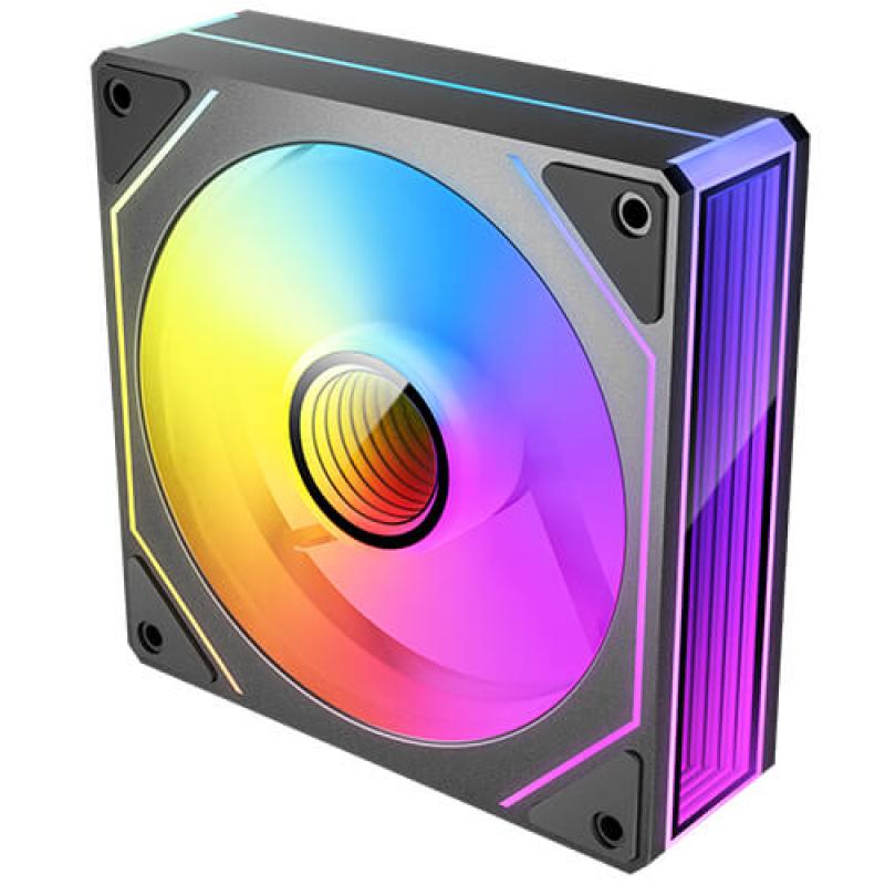 Ventilador caja antec vision 120r argb 3x 120mm negro