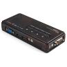 Conmutador kvm startech 4 puertos todo incluido