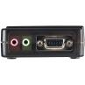 Conmutador kvm startech 4 puertos todo incluido