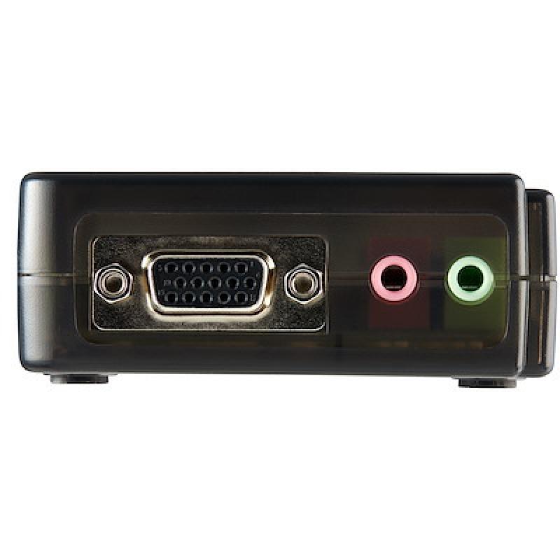 Conmutador kvm startech 4 puertos todo incluido