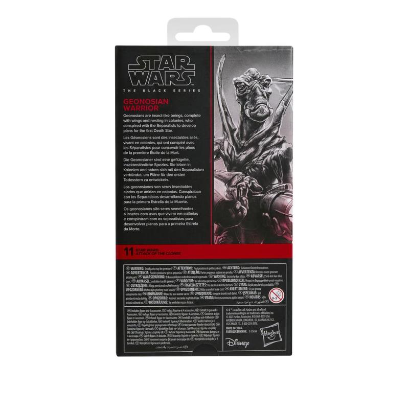 Figura hasbro star wars the black series attack of the clones geonosian warrior