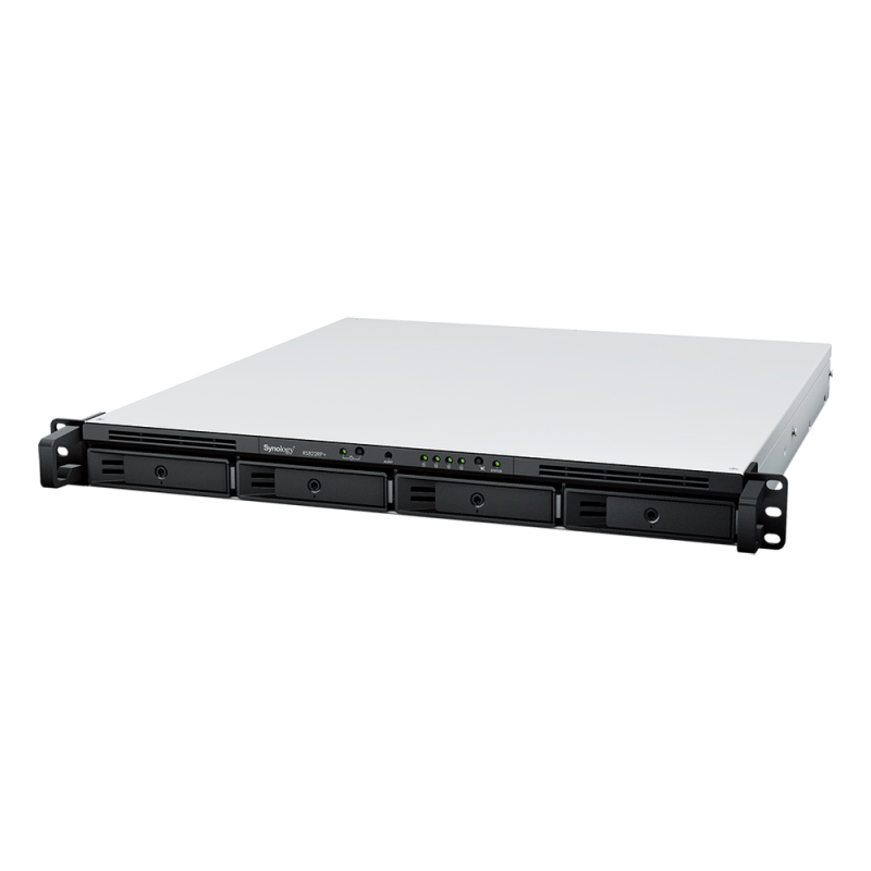 Servidor nas synology rack station rs822rp+ 4 bahias raid 0 -1 -5 -6 -10