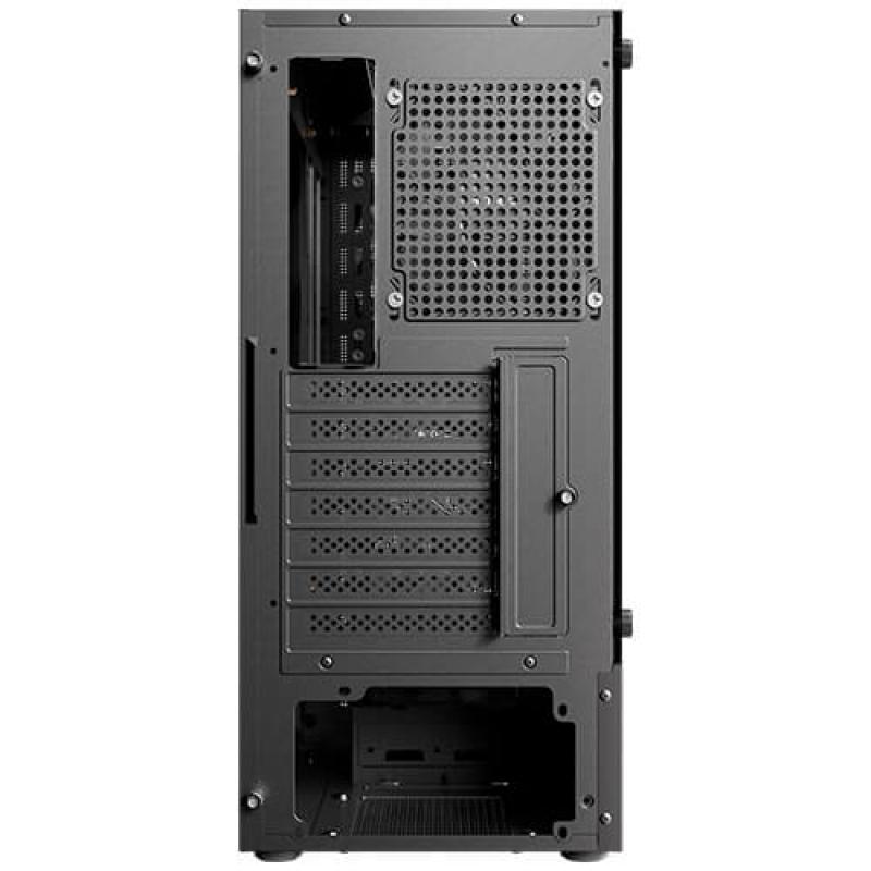 Caja ordenador gaming antec ax27 atx argb cristal templado negra