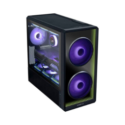 Caja ordenador gaming lian li lancool 217 infinity atx argb cristal templado negro