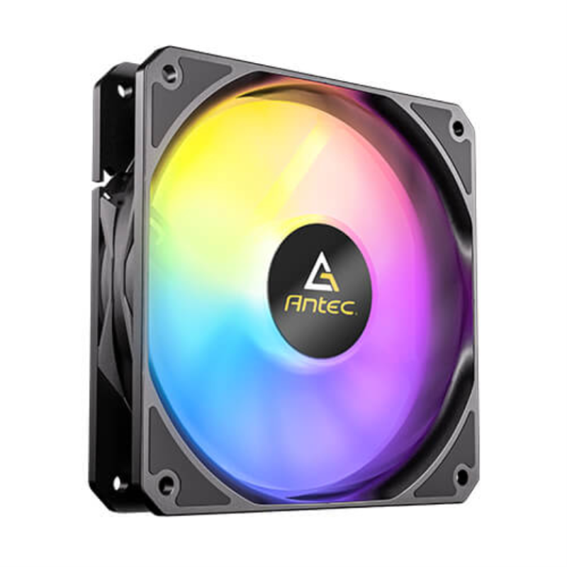 Ventilador cpu antec p12r argb 3x vent reverse 120mm rgb negro