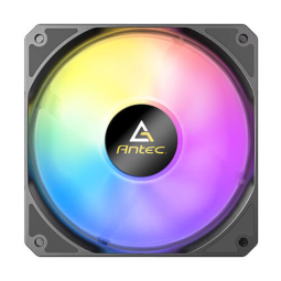 Ventilador cpu antec p12r argb 3x vent reverse 120mm rgb negro