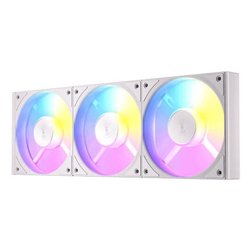 Ventilador caja antec connect120 reverse argb 3x 120mm blanco