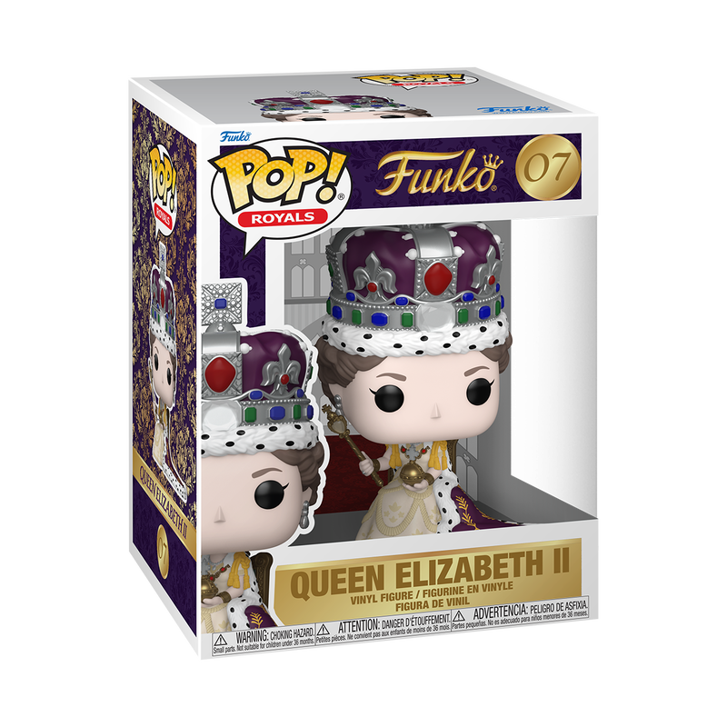 Funko pop premium reina isabel ii (coronacion)