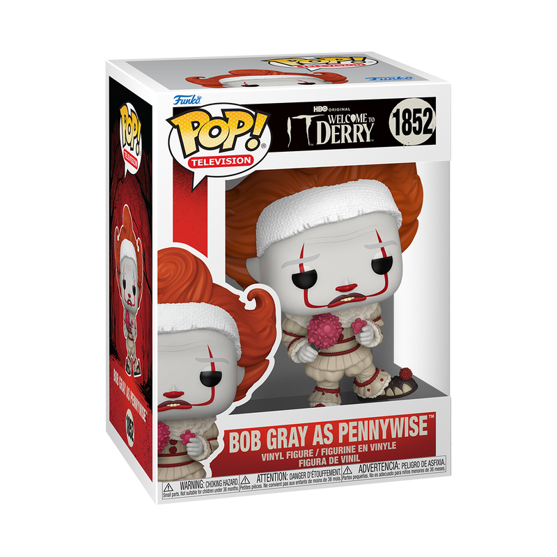 Funko pop tv: it bienvenido a derry bob gray como pennywise