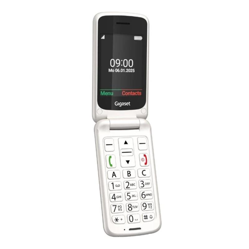 Telefono movil gigaset gl595 blanco para mayores