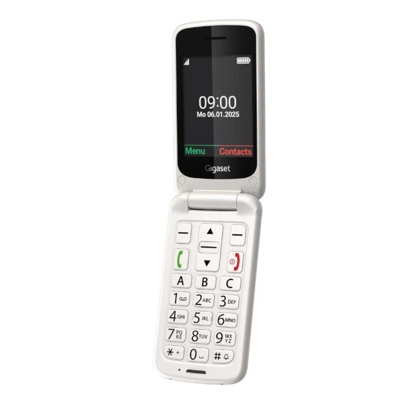 Telefono movil gigaset gl595 blanco para mayores