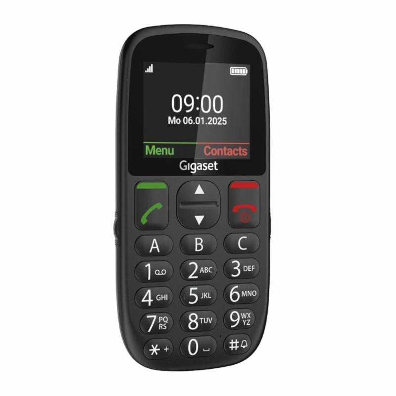 Telefono movil gigaset gl395 negro para mayores