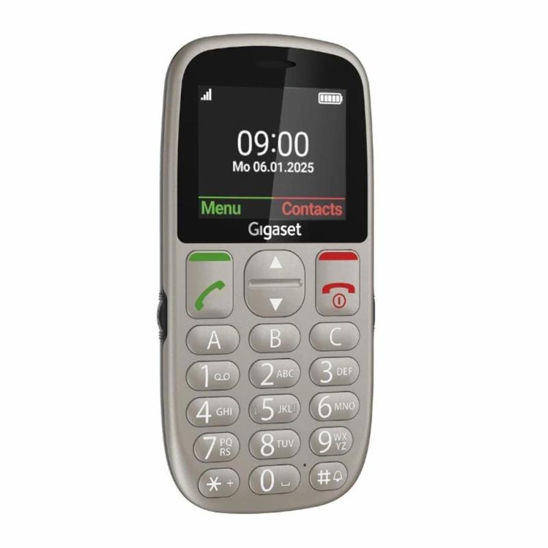Telefono movil gigaset gl395 gris para mayores