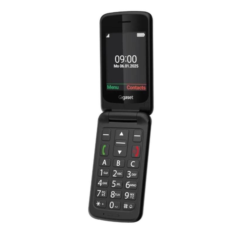 Telefono movil gigaset gl595 negro para mayores