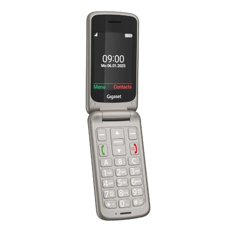 Telefono movil gigaset gl595 gris para mayores