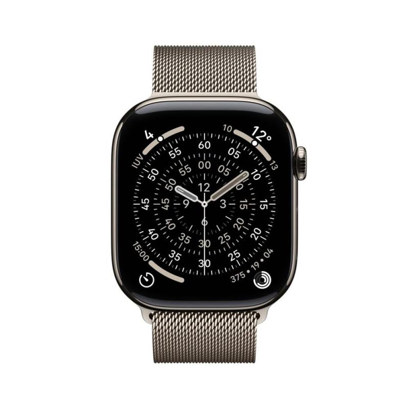 Smartwatch apple watch s11 gps + cellular 46mm natural titanium case natural milanese loop s - m