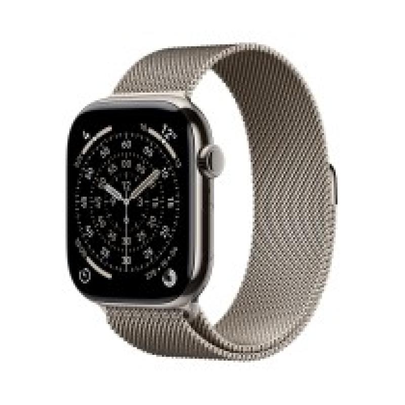 Smartwatch apple watch s11 gps + cellular 46mm natural titanium case natural milanese loop s - m