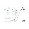 Laminas de proteccion frontales qcharx hidrogel essential hd para qx1 50 unidades