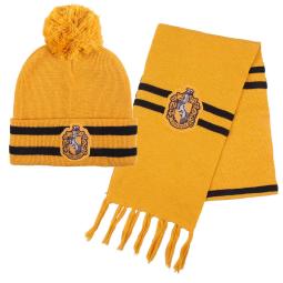 Conjunto 2 piezas bufanda harry potter hufflepuff