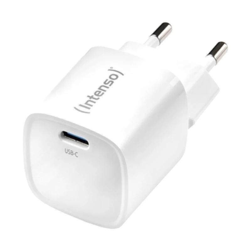 Cargador de pared intenso w30c² gan 30w usb tipo c negro