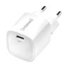 Cargador de pared intenso w30c² gan 30w usb tipo c negro
