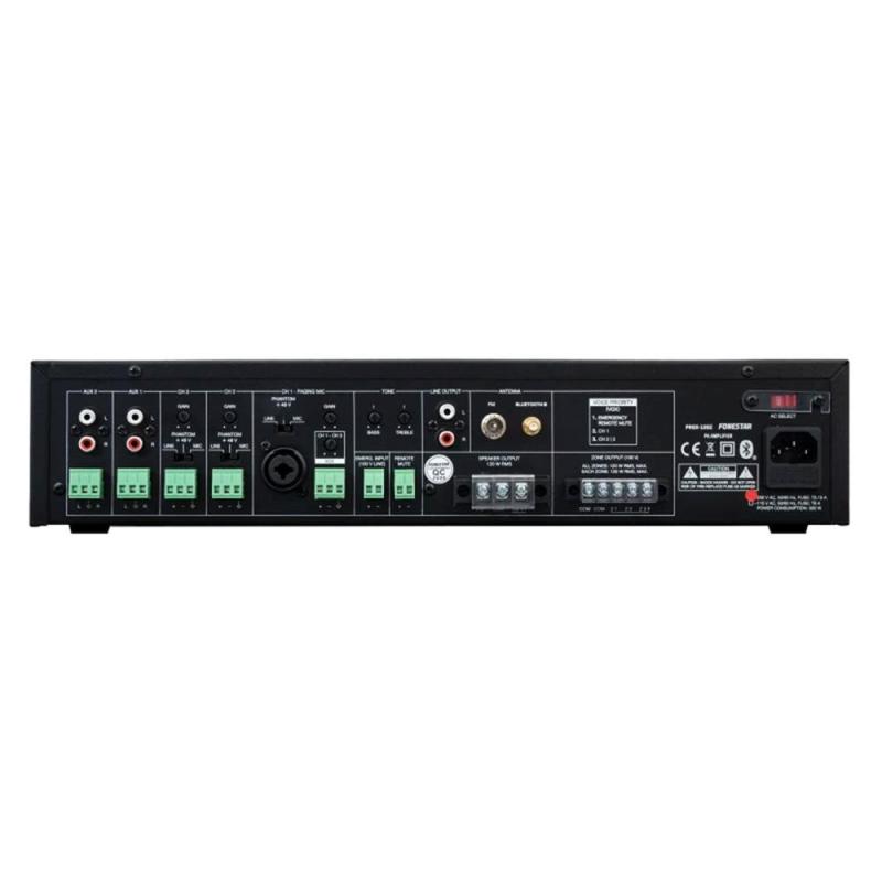Amplificador megafonia multizona fonestar prox - 120z