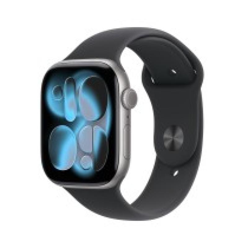 Smartwatch apple watch s11 gps + cellular 46mm space grey aluminium case black sport band s - m