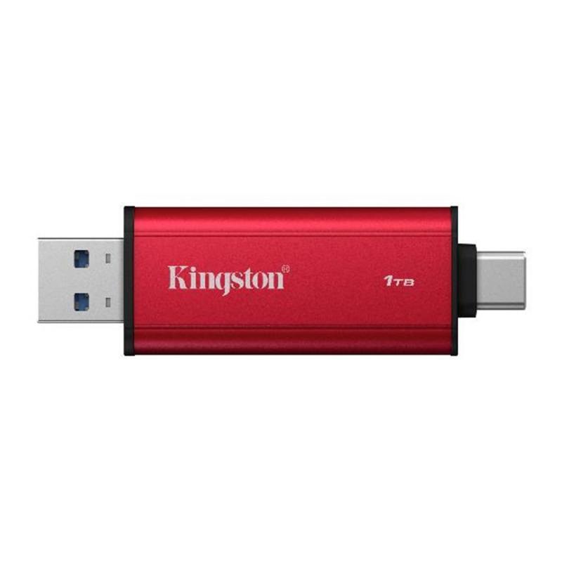 Disco duro externo solido ssd kingston 1tb usb 3.2 - usb tipo c