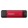 Disco duro externo solido ssd kingston 1tb usb 3.2 - usb tipo c