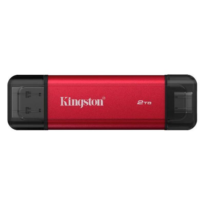 Disco duro externo solido ssd kingston 2tb usb 3.2 - usb tipo c