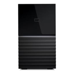 Disco duro externo hdd wd western digital 44tb my book duo usb 3.2 negro