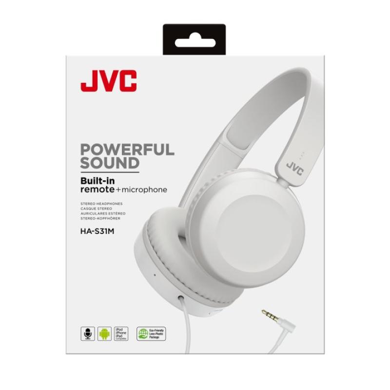 Auriculares jvc ha - s31m - a - e blanco