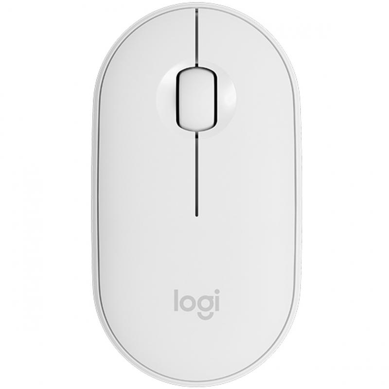 Mouse raton logitech pebble m350 optico wireless inalambrico 1000dpi blanco - Imagen 1