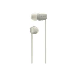 Auriculares sony wi - c100 inalambrico beige