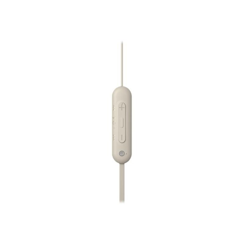 Auriculares sony wi - c100 inalambrico beige